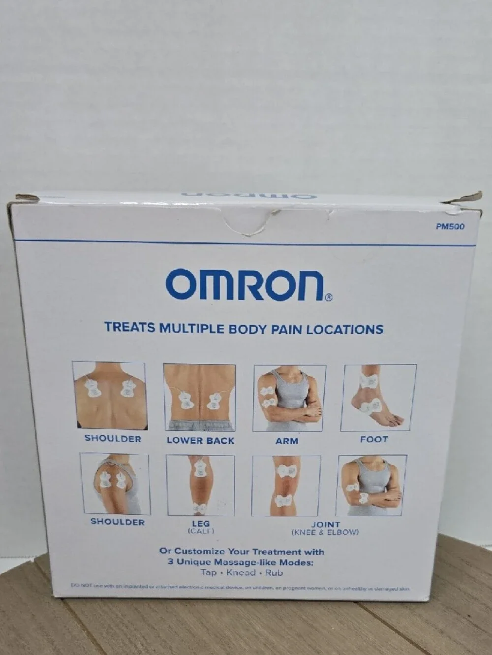 Omron Max Power Relief TENS Device PM500 features 9 preset modes &15 Levels NWT